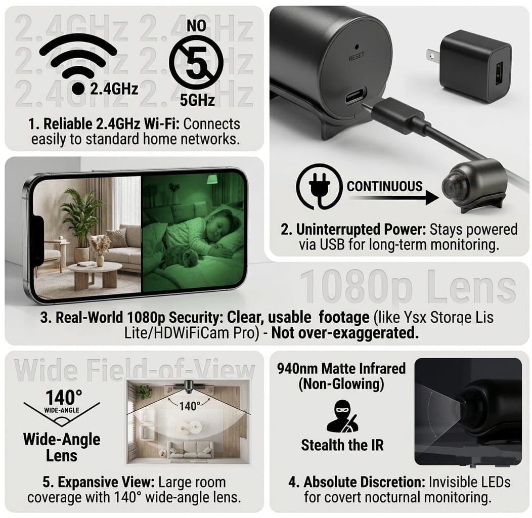 X5 Mini 1080P WiFi Camera