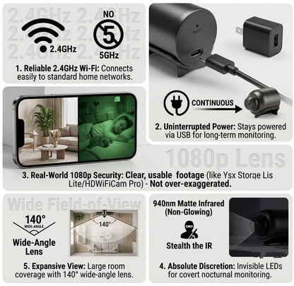 X5 Mini 1080P WiFi Camera