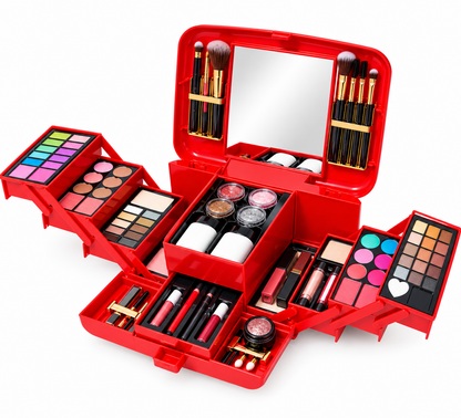 Classic Deluxe Complete Makeup Vanity Case Kit