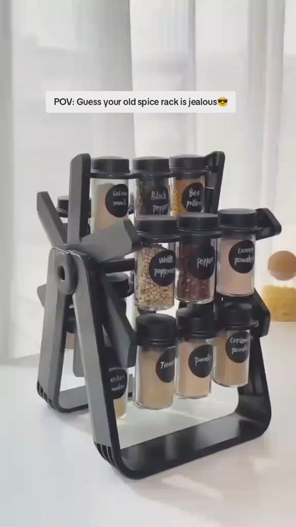 Rotating Spice Rack 360° Rotation