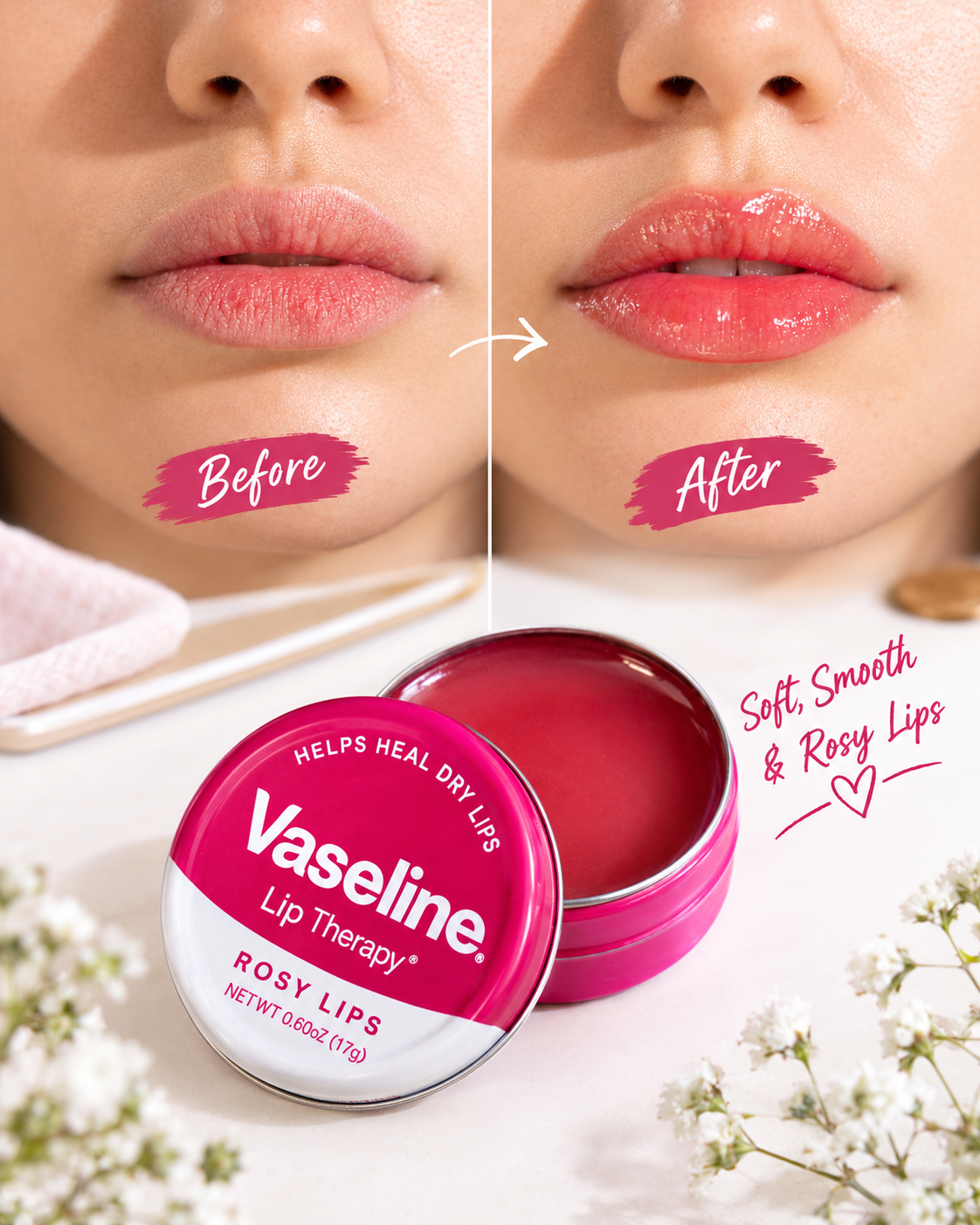 Vaseline Lip Therapy – Rosy Lips