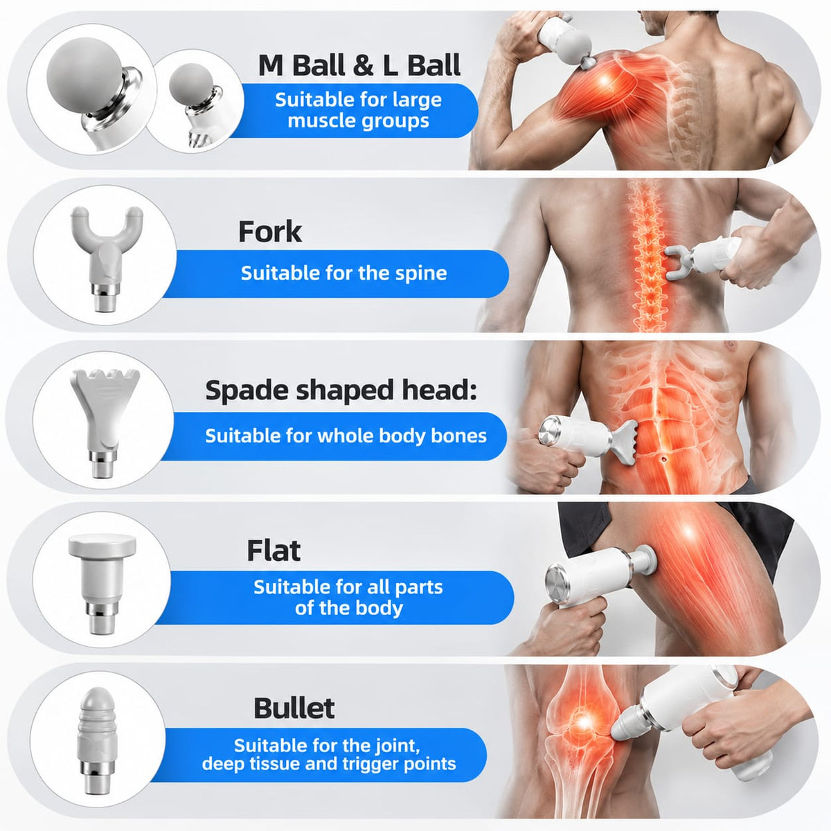 Light age Fascia Massage Gun