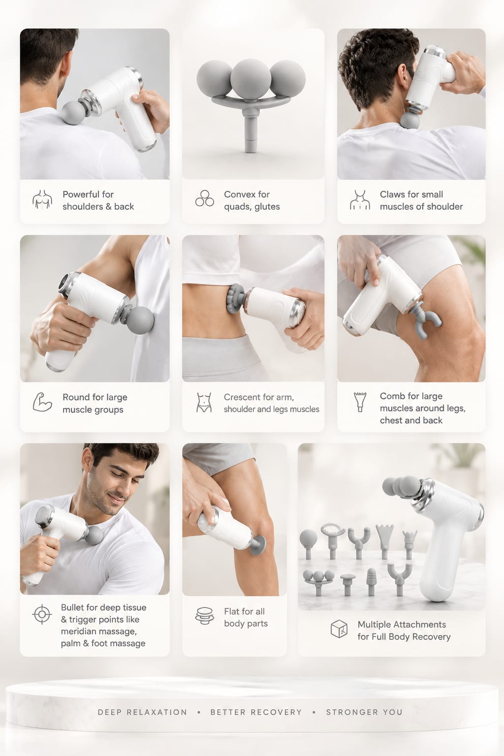 Light age Fascia Massage Gun