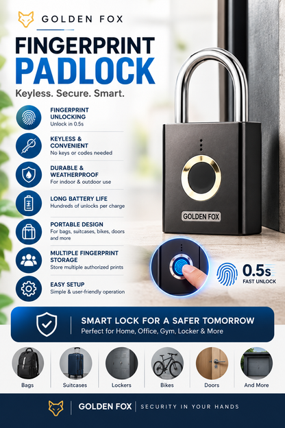 Fingerprint Padlock