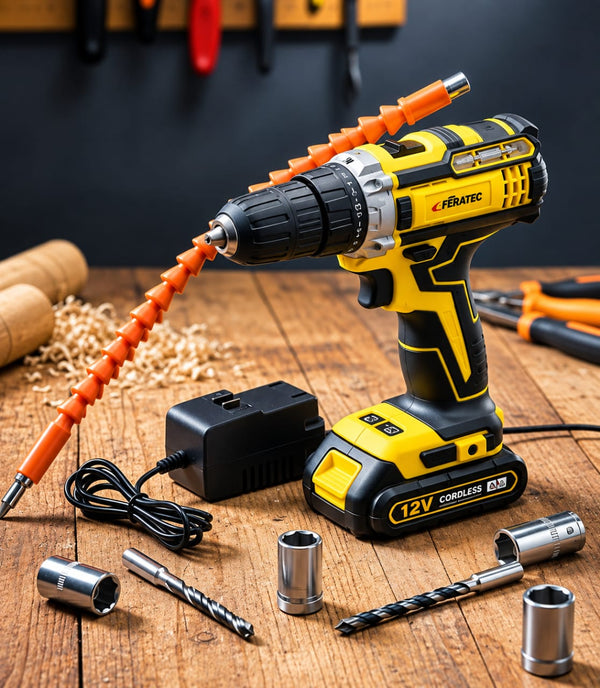 Cordless Rechargeable Drill Machine – 36-Piece Tool Kit